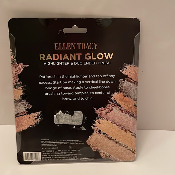 ELLEN TRACY Radiant Glow highlighter & duo ended brush. Mix & Match 5 colors - Picture 4 of 17